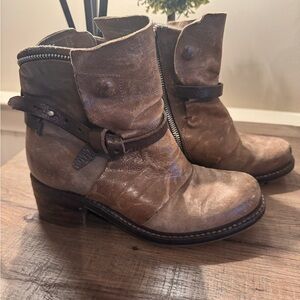 A.S.98 Leather Ankle Women’s Boots